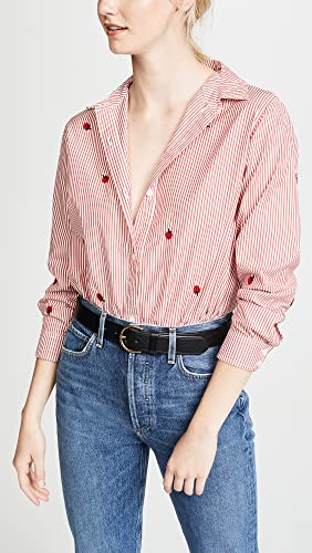 Madewell Women's Medium Perfect Leather Belt, True Black, S #TOP2