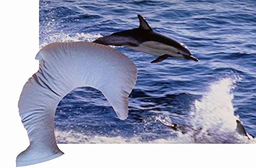 NaturGut Dinkel Nackenkissen Nackenhörnchen Delfin mit Reisverschluss