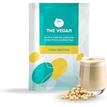 THE VEGAN Protein Powder | Plain Plant Based Protein | Non-GMO Soy Isolate with Probiotics | Dairy-Free | Low FODMAP | Low Cholesterol | 40g
