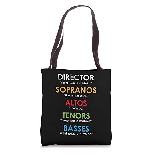 Bolsa Tote Funny Choir Director para Cantantes miniatura 1