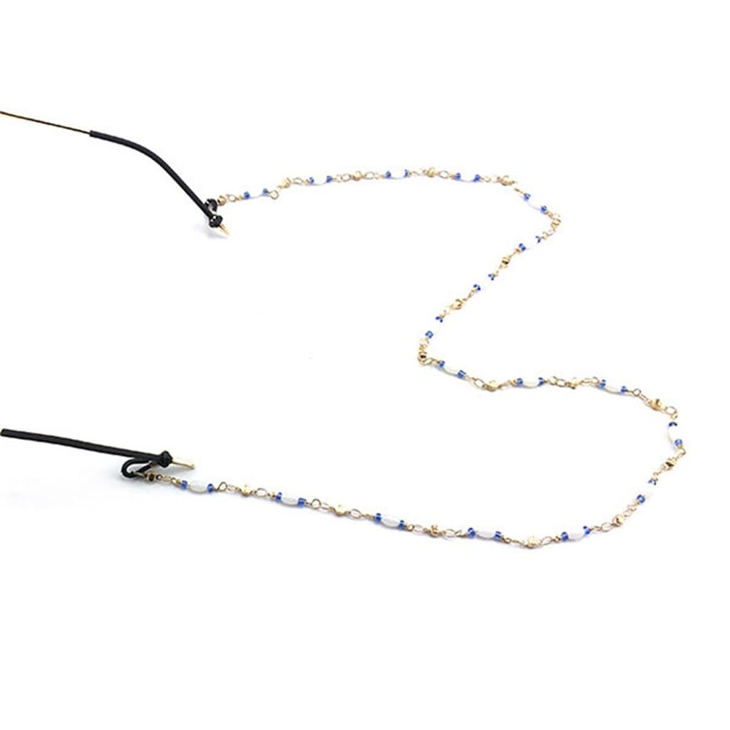 Anti pérdida Gafas Cuerda con Cuentas Boquilla Collar Gafas Cadena cordón Accesorio