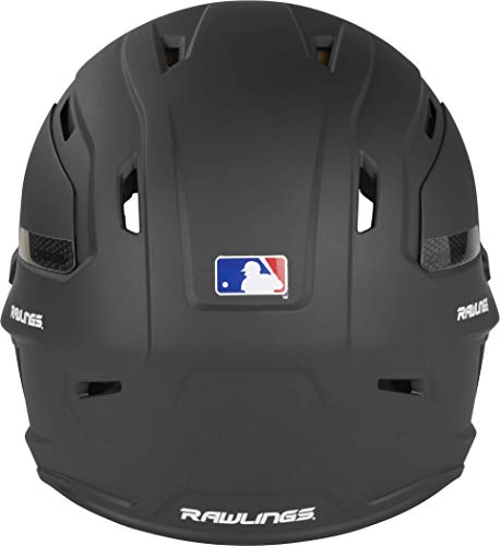 Rawlings | MACH CARBON Baseball Batting Helmet | Small (6 7/8" - 7") | Black by Rawlings - Image 5