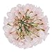 Flojery Silk Hydrangea Heads Artificial Flowers Heads with Stems for Home Wedding Decor,Pack of 10 (Baby Pink)