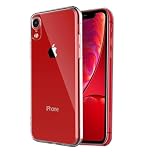 TECHTRENCH Case for iPhone XR Crystal Clear Phone Cover, [Never Yellow] Anti-Scratch and Shock-Absorption, Basic Case for iphone XR, Compatible with Wireless Charger – Transparent