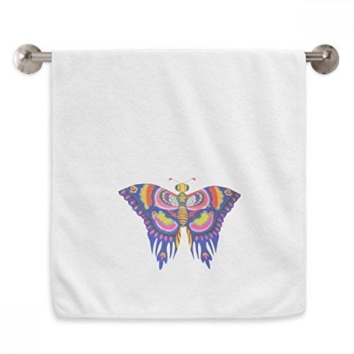 Serviettes douces motif papillon blanc 33x73cm | DIYthinker - 2