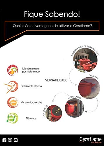 Ceraflame Caneca de Cerâmica Coffee To Go Giz, 300ml, Preto, Mondoceram