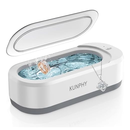 Ultrasonic Jewelry Cleaner, Portable Professional Ultrasonic Cleaner for Cleaning Jewelry Eyeglasses Watches Shaver Heads