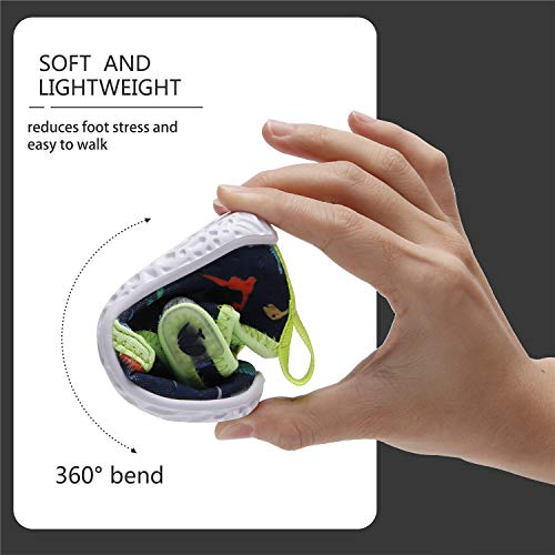 Image of FEETCITY Baby Boys Girls Water Sport Shoes Barefoot Kids Aqua Socks Quick-Dry Beach Swim Pool Shoes