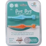HOMYBABY® Cure Nez Bebe [x2 Pinces à Crottes de Nez] - Nettoyeur nasal et auriculaire pour...