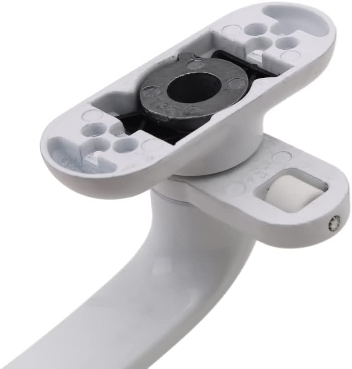 window handle， Universal Key Locking with Locks Kids Security Door Handle for Double Glazing Windows Turning Window Handles(Black Right)