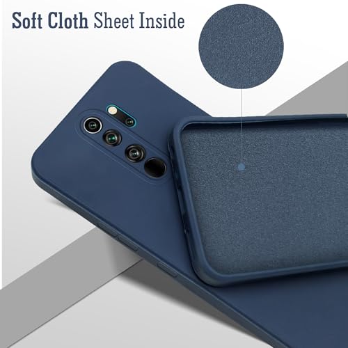 Image of Jkobi Back Cover Case for Xiaomi Mi Redmi Note 8 Pro (Matte Finish Silicone with Inside Fiber Cloth)