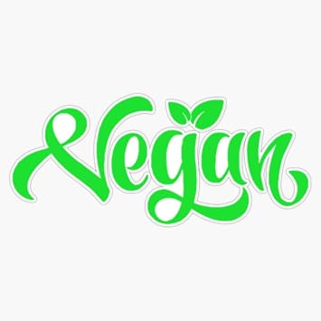 Vegan Veggie Diet Sticker Vinyl Waterproof Sticker Decal Car Laptop Wall Window Bumper Sticker 5"