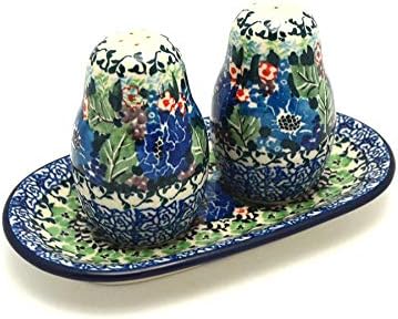 Polish Pottery Salt & Pepper Set - Unikat Signature U4572
