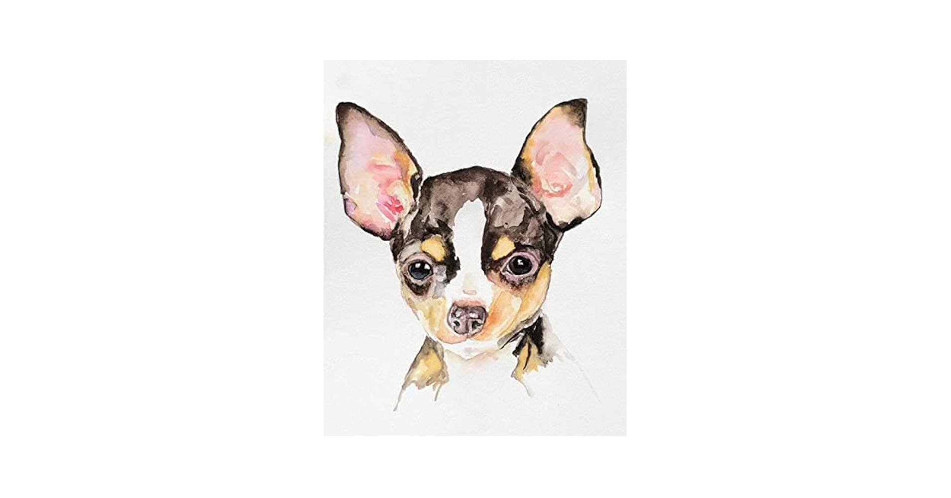 Oチワワの油絵のプリント画セット Amazon.co.jp: 油絵 数字キットによる絵画 チワワ犬 絵画塗り絵