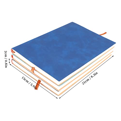 Carnet de notes A5 résistant à l'encre avec couverture cuir PU - 3