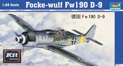 Maquette d'avion Focke Wulf FW 190 d 9 Trumpeter 02411 kit de modélisme militaire historique