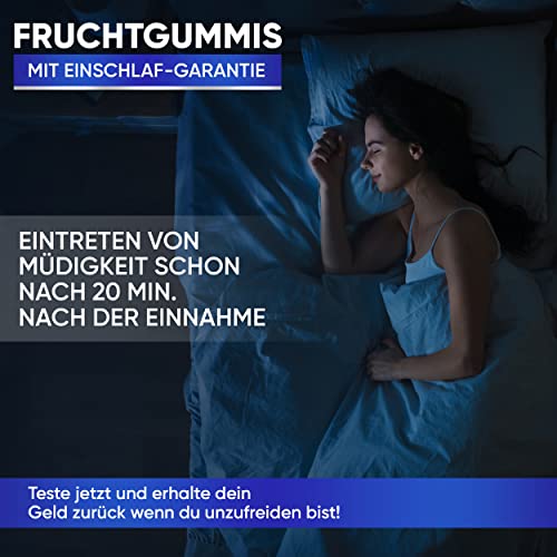 Melatonin Fruchtgummis | Hochdosiert| XXL Packung 220-270 Stk. 500g | Leckerer Waldfrüchtemx -Made in Germany