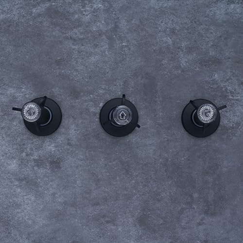 Ensemble de douche en métal robuste de finition noire pour robinet Sayco