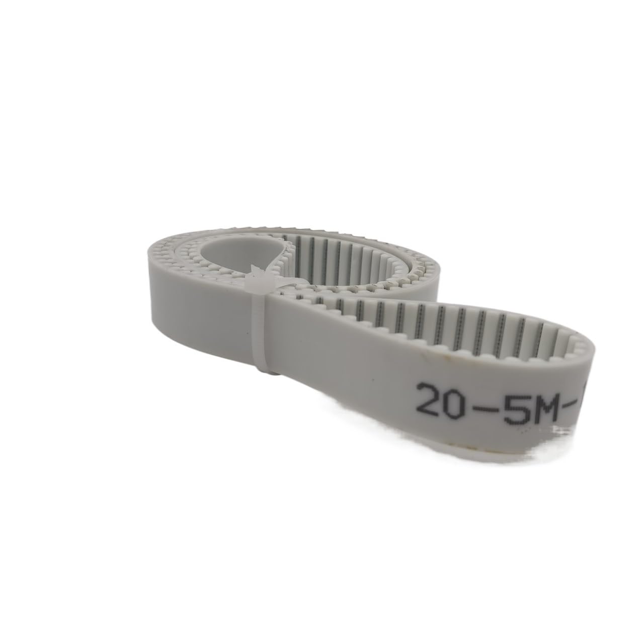 Blanc PU HTD5M 3400 5M Courroie de distribution à boucle fermée Longueur 3400 mm Largeur 35 mm 30 mm 25 mm Courroie de transmission en polyuréthane(Width 20mm)