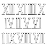 HOLIDYOYO 1 Satz Uhrziffern-Set Römische Ziffern-Set Für Uhren, 3 cm, Kunststoff-Zahl Und Römische Zahl, DIY-digitaluhr-Zahlen Für Ersatz, Reparatur Von Uhrenzubehör
