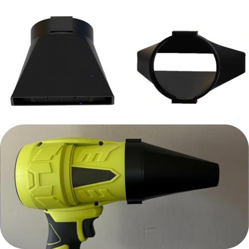 Airflow Concentrator Nozzle Extension Compatible with Seese Jet Blower, Precision & Wide-Path Flat Attachments for Car Detailing, Surface Drying (Wide-Path Flat Nozzle (Ideal for Surface Drying))