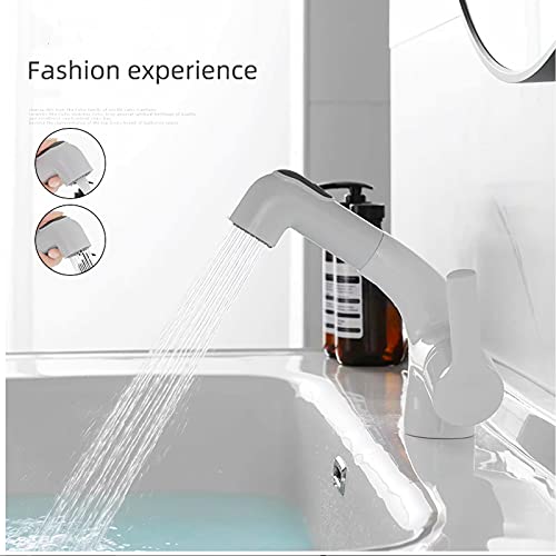 Robinet de lavabo avec douchette pour simplifier votre routine beauté matinale