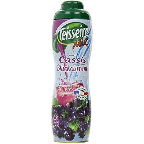 Black Currant (Cassis) Teisseire all natural Syrup 600 ml 20.3oz (2 PACK) Cover