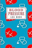  Blood Pressure Log Book: Plain notebook tracker for pregnant women and monitor with pocket size