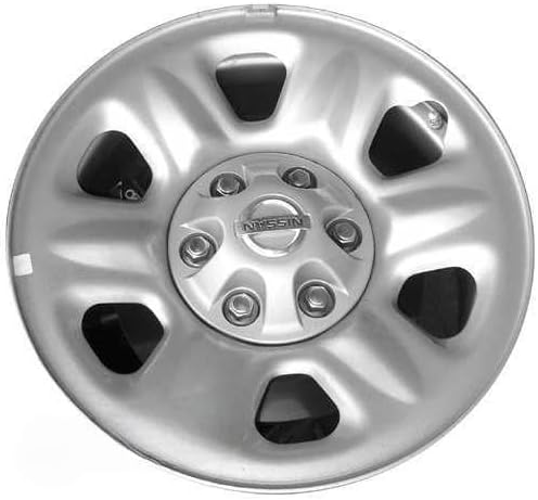 17x7.5 inch OEM Direct Replacement Steel Wheel for 2004-2012 Nissan Titan 6-139.7mm Silver 17 in Rim 403007S000