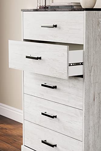 Signature Design by Ashley 5-Drawer Chest, Tall Dresser, 30" W x 46" H - image 9