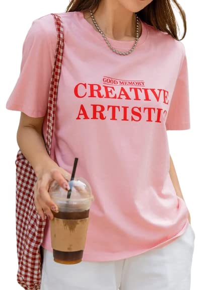 Young TrendzPrinted T-Shirt | Creative Artist Tshirt |100% Cotton Regular fit T-Shirt for Women | Girls Casual Printed Half Sleeve Relax fit Tshirt | Funky Print |Round Neck Soft Tshirt for Women