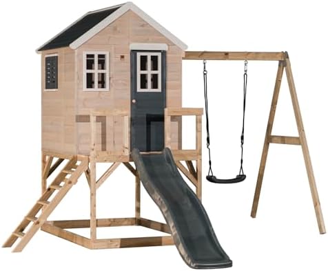 M24G Cabane sur pilotis avec Toboggan et balançoire, Maison de Je...