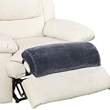 1 MIDDLE ONE Recliner Leg Rest Cushion with Strap, Memory Foam Under Knee Pillow for Back Sleeping and Foot Elevation, Half Moon Bolster Pillow for Chair, Head, Lumbar Support, 23x9x4in (Grey)