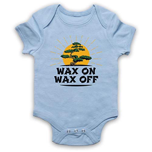 Barboteuse Karaté Wax on Wax Off Miyagi en coton bio pour bébé