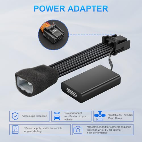 mangoal Dash Cam Power Adapter for Toyota & Lexus (Model D, 16-Pin) -Lane Trace System Adapter, Compatible with Selected Toyota and LexusVehicles, Fits Vehicles with TSS 3.0 Lane Assist Port by mangoal - Used condition - Image 7