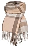 Pleneal Scarf for Women, Womens Winter/Fall Scarf, Long Plaid Shawls and Wraps, Cashmere Feel Blanket Pashmina Scarves
