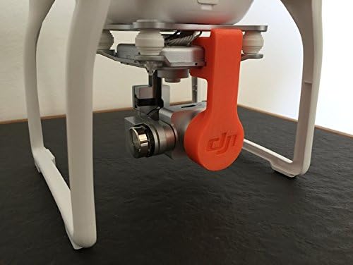 QP3D - Camera Gimbal Lock for DJI Phantom 3 Standard Drone - Lens Cover Safety for Quadcopter RC - Drone Camera Protection Cap