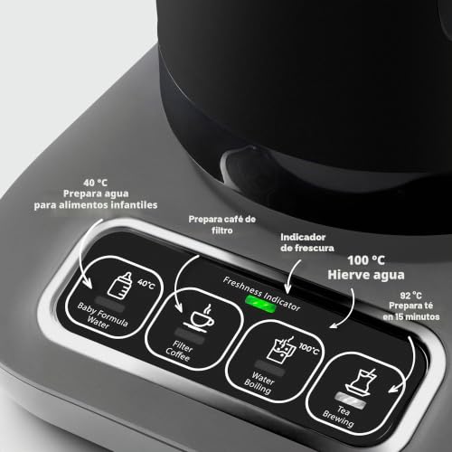 Miniatura 4 de Karaca Çaysever Robotea Pro - Máquina De Té Y Café Con Filtro De Habla 4 En 1 2500 W Space Gray, Función De Infusión De Té, Café Filtro, Función De Preparación De Agua Alimentaria, Indicador De