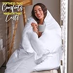 Utopia Bedding Comforter Duvet Insert, Quilted Comforter with Corner Tabs, Box Stitched Down Alternative Comforters Queen Size (White) - Image 4