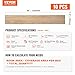 VEVOR Interlocking Vinyl Floor Tiles 48 x 7.3 inch, 10 Tiles 5.5mm Thick Snap Together Flooring, Natural Wood Grain Luxury Vinyl Flooring for Bedroom, Living Room, Bathroom (24.5 Sq.Ft/Box)