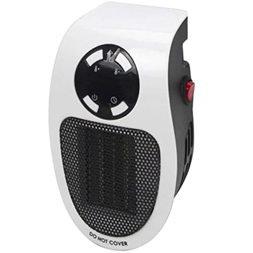 Wall-Mounted Heater Portable Electric Heater 500W Mini Fan Heater Household Wall Handy Heating Stove 2 Gear Adjustable Space Heater for Office Dorm Room