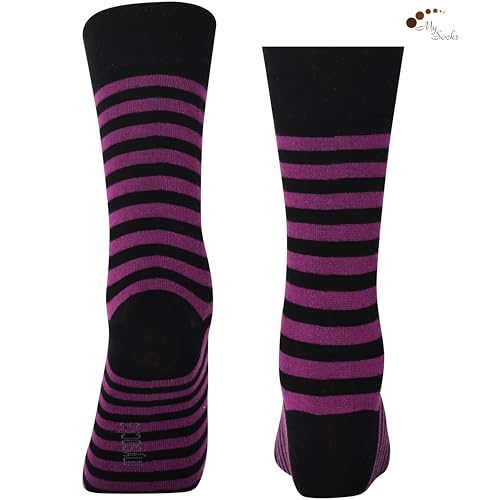 Image of Mysocks Men and Women Crew Socks Extra Fine Combed Cotton Seamless Toe