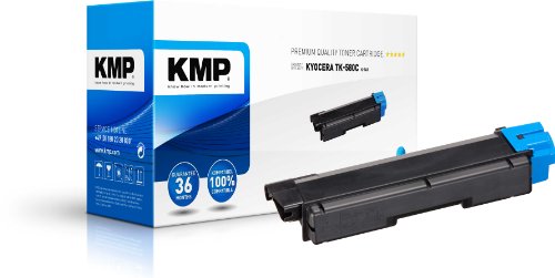 Toner KMP K-T49 cyan compatible avec Kyocera TK-580 C pour imprimantes laser