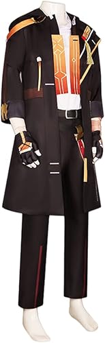 Miniatura 4 de Moalioi Honkai Star Rail - Disfraz de cosplay de Honkai Trailblazer Caelus, traje de fiesta de Helloween con peluca