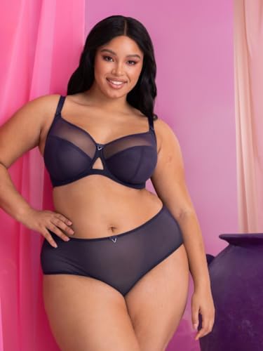 Curvy Kate Victory Side Support Balcony Bra Deep Purple2