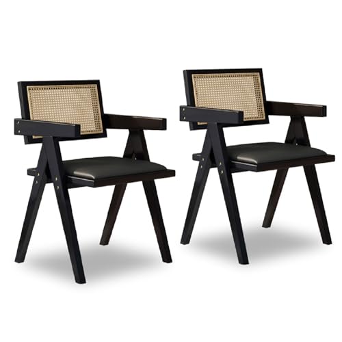 Set mit 2 Retro-Esszimmerstühlen im europäischen Landhausstil,...