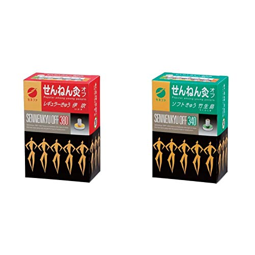 最安値 セネファ せんねん灸せんねん灸オフ 伊吹 1箱 380点 せんねん灸の価格比較