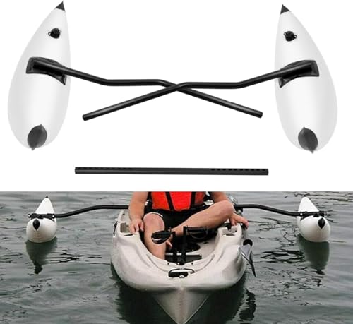 Stabilisateur de canoë gonflable pour pêcher debout et naviguer en famille en toute sérénité