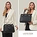 LOVEVOOK Purses and Handbags for Women, Tote Shoulder Bag Satchel Black Purse and PU Leather Top Handle for ladies