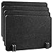 IEUDNS Desk Divider Privacy Panel Practical Reliable Felts Reducing Noise for Office Home Employees Reception Area, Black and Grey, 40cmx50cm